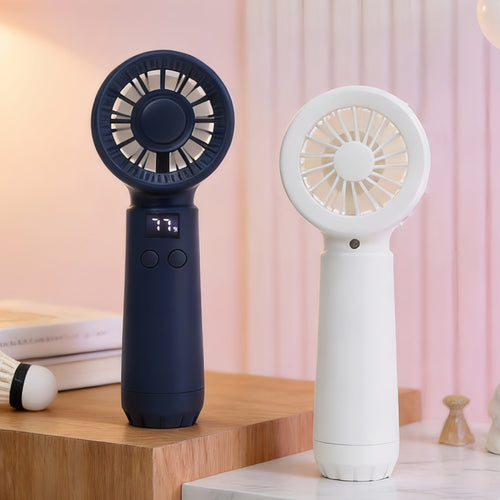 Portable hand fan with digital speed display Bowlift