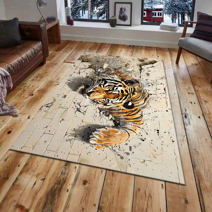 3D Printed Tiger Wall Mural Bowlift
