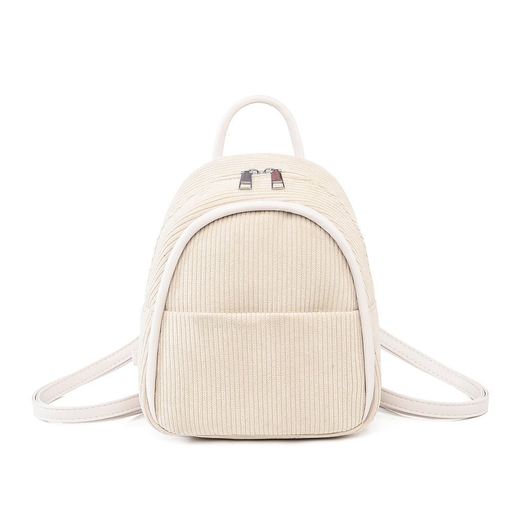Corduroy Mini Backpack Bowlift