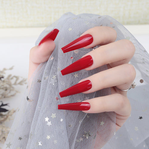 Vibrant Stiletto Press-On Nails Bowlift