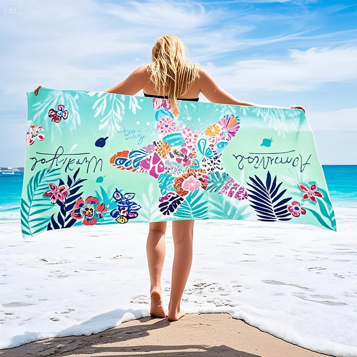 Artistic Beach Towel Bowlift