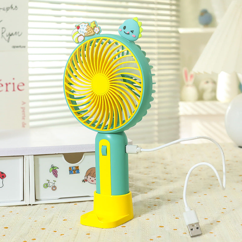 Women Portable Handheld Fan with Playful Animal Design Bowlift