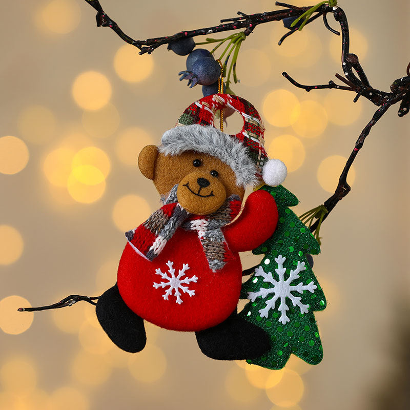 Cute Holiday Snowman Ornament Bowlift