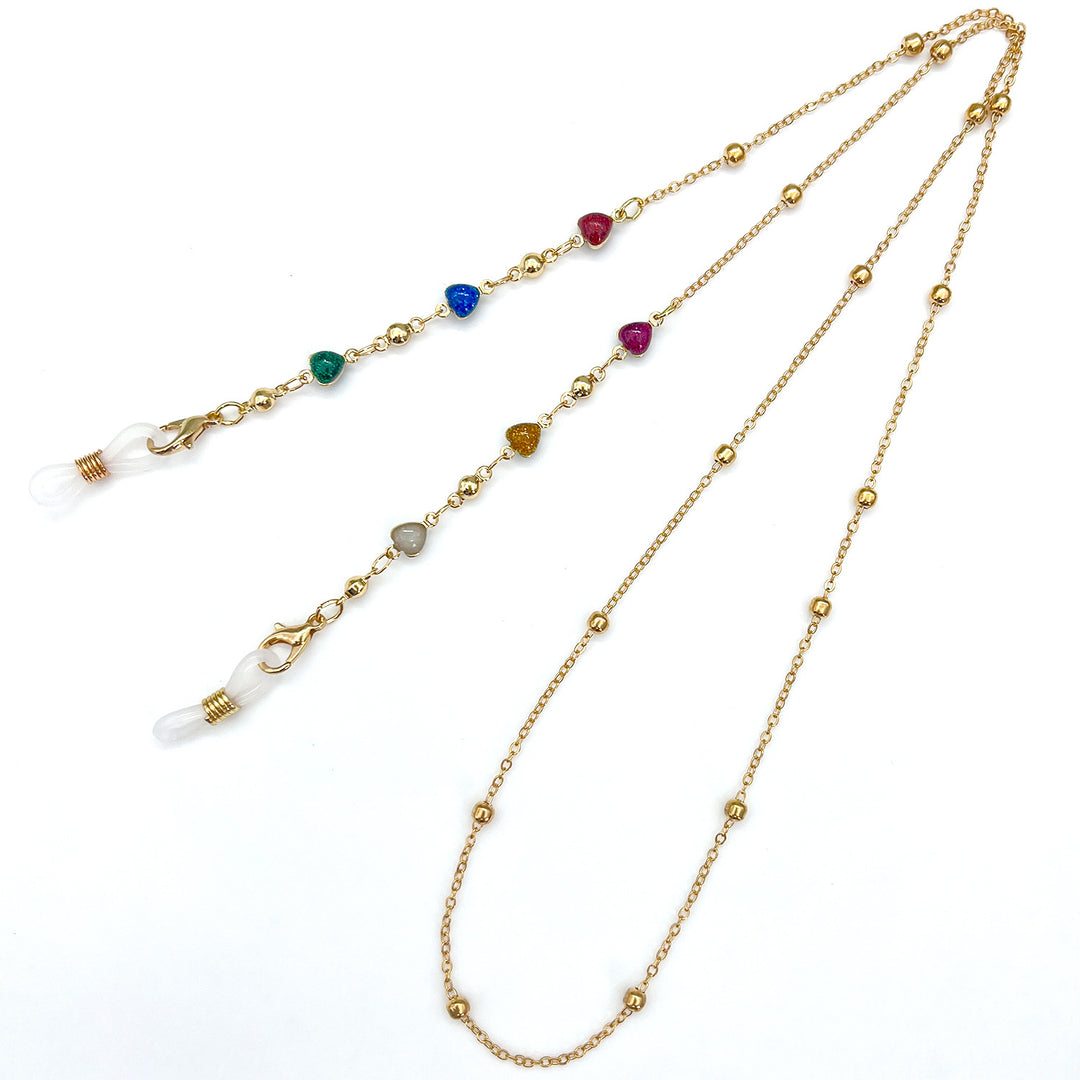 Star-Embellished Eyewear Retainer Chain Bowlift
