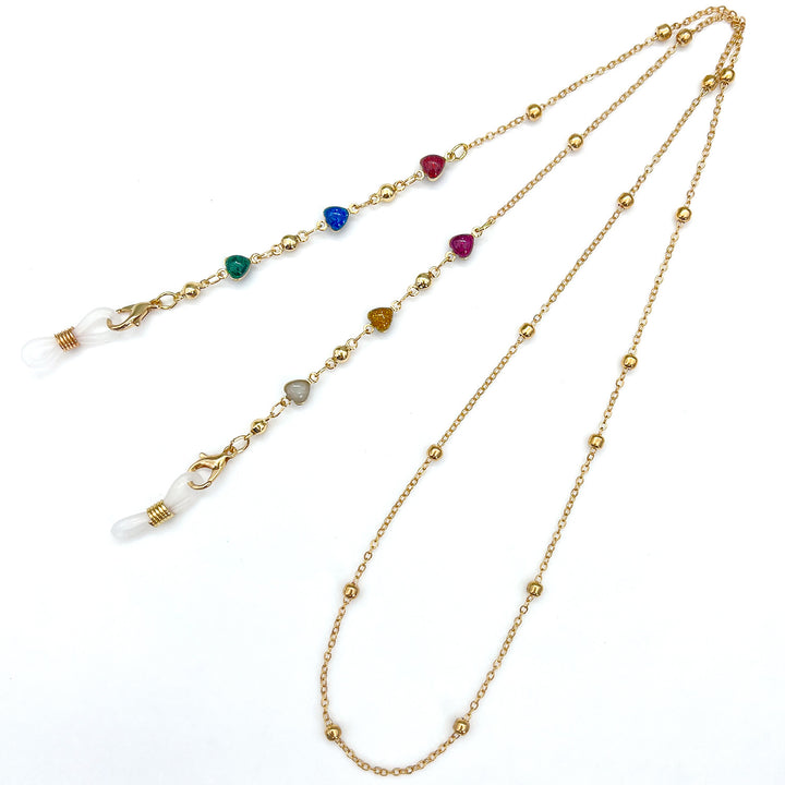 Star-Embellished Eyewear Retainer Chain Bowlift