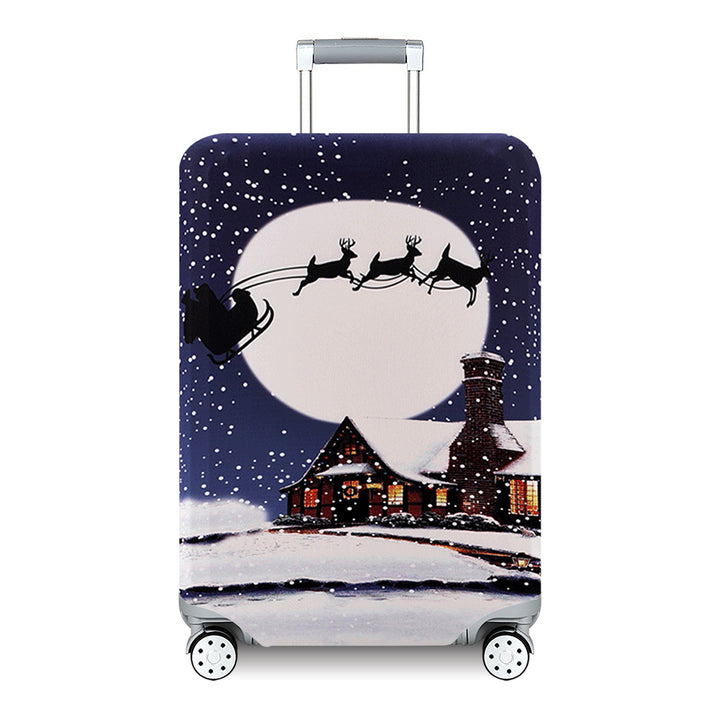 Women's Hard Shell Suitcase with Exotic Plant Pattern Bowlift