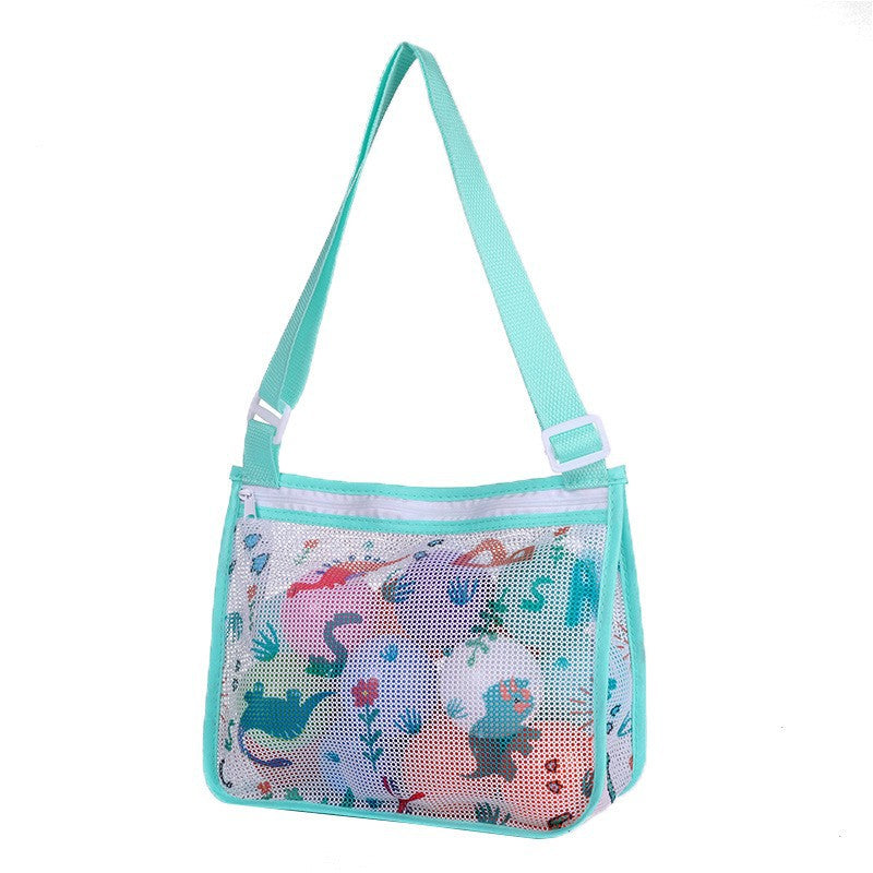 Mesh Beach Bag with Practical Zipper Bowlift