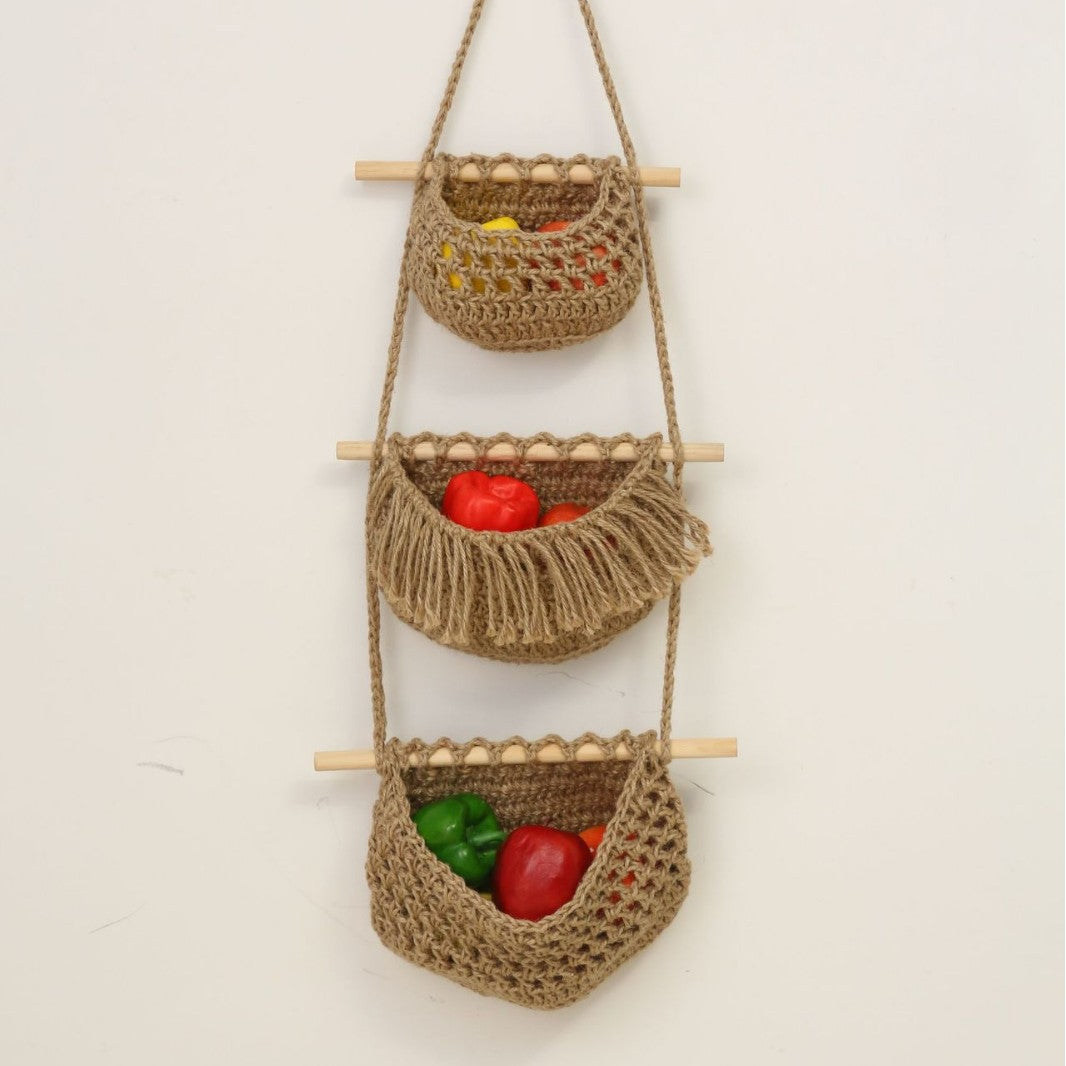 Hanging Crochet Storage Baskets Bowlift