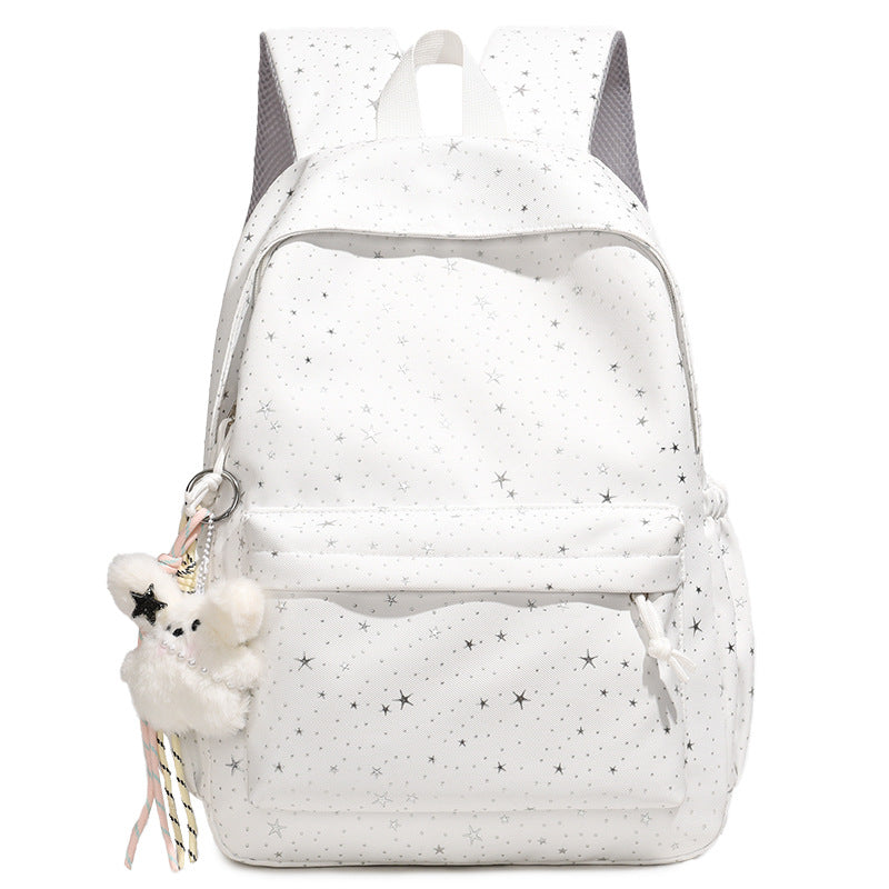 Starry Print Fashion Backpack Bowlift