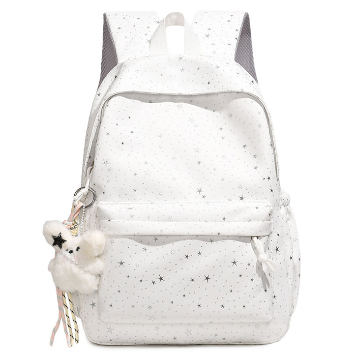 Starry Print Fashion Backpack Bowlift
