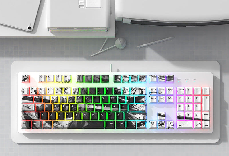 Artistic Themed Mechanical Keyboard Bowlift
