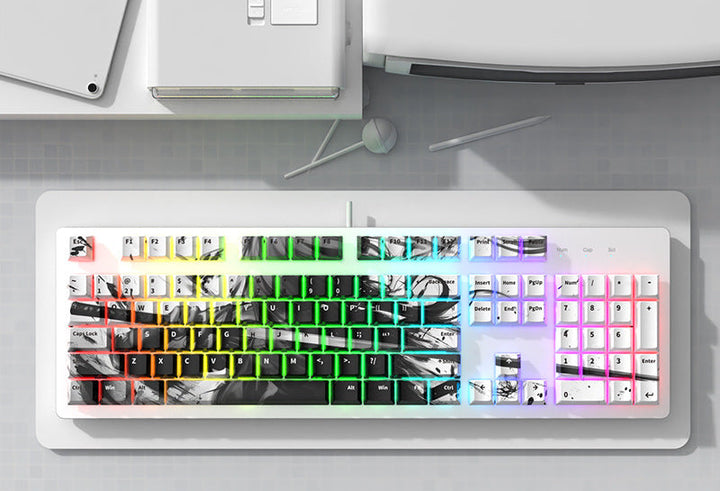 Artistic Themed Mechanical Keyboard Bowlift