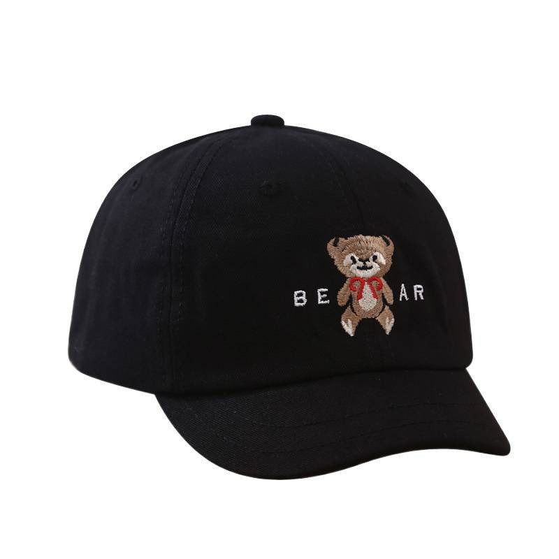 Women's Cute Bear-Embroidered Baseball Cap Bowlift
