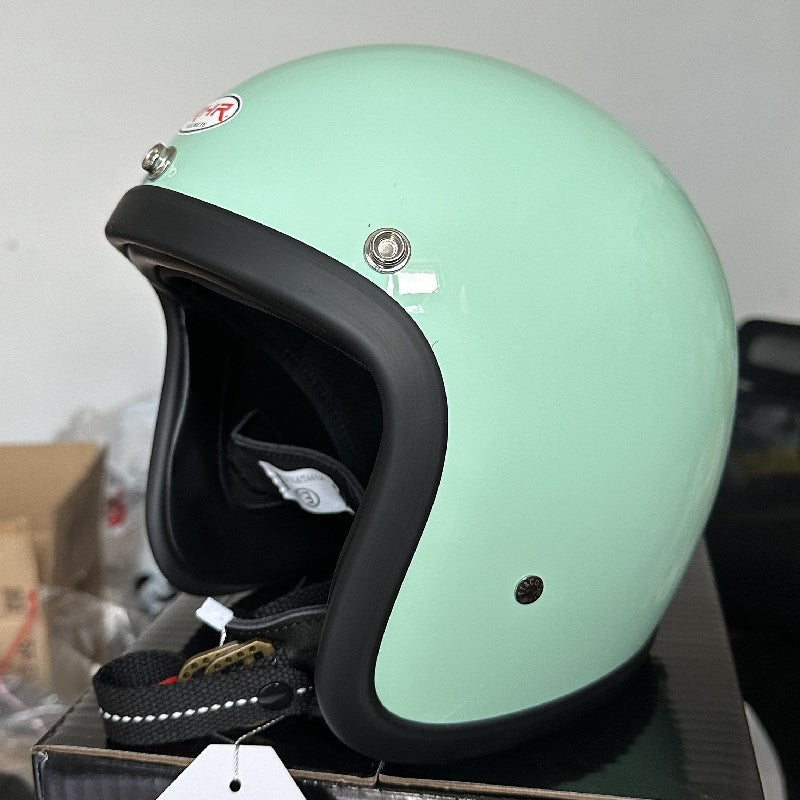 Classic Cruiser Motorcycle Safety Helmet Bowlift