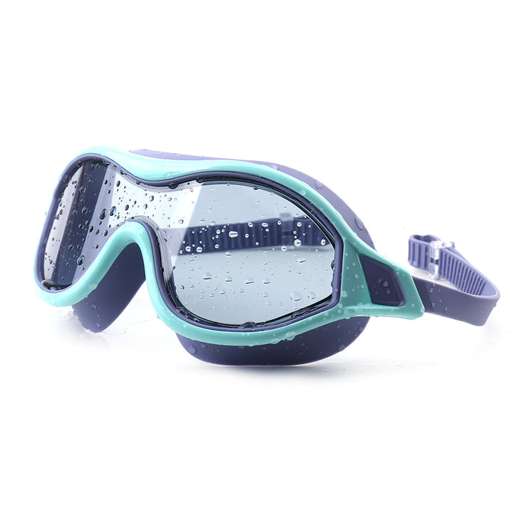Powerful swim mask with wide lenses and anti-fog coating Bowlift
