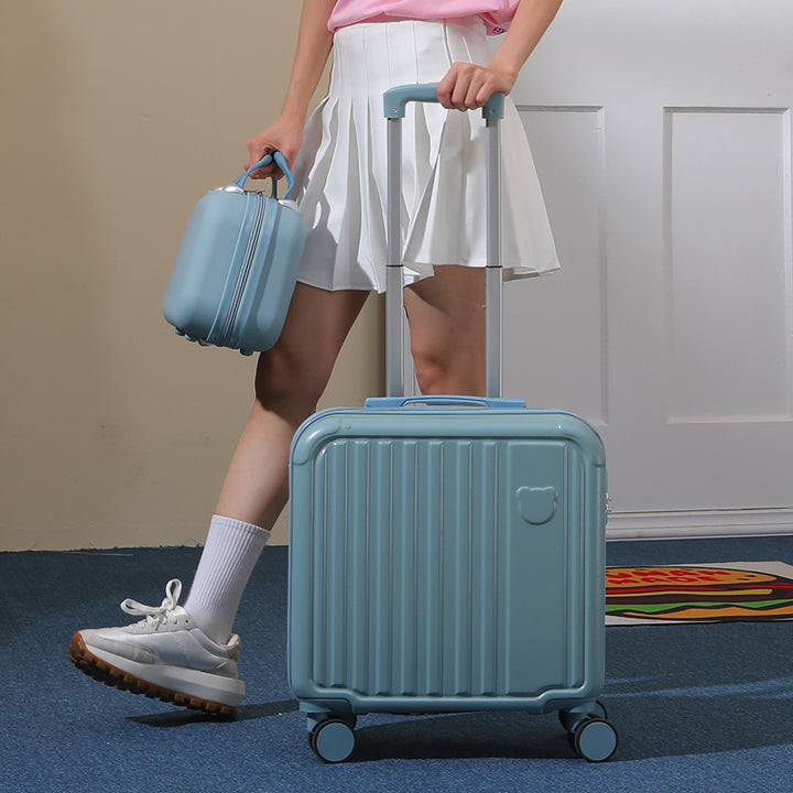Women's Compact Versatile Hardshell Carry-On Luggage Bowlift