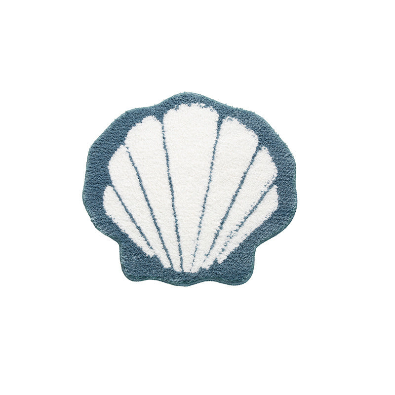 Shell-Shaped Bath Mat Bowlift