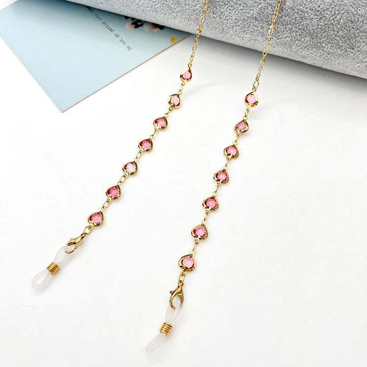 Heart-Shaped Eyewear Chain Bowlift