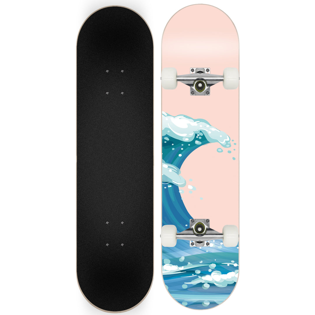 Skateboard with Galaxy Design Bowlift