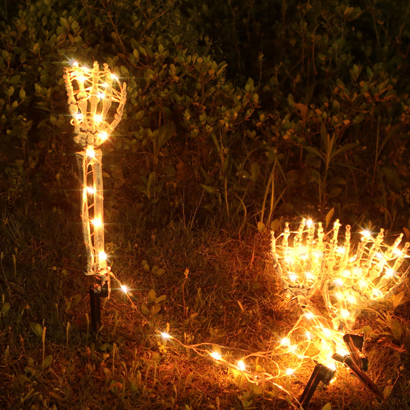 Decorative Skeleton Hand String Lights Bowlift