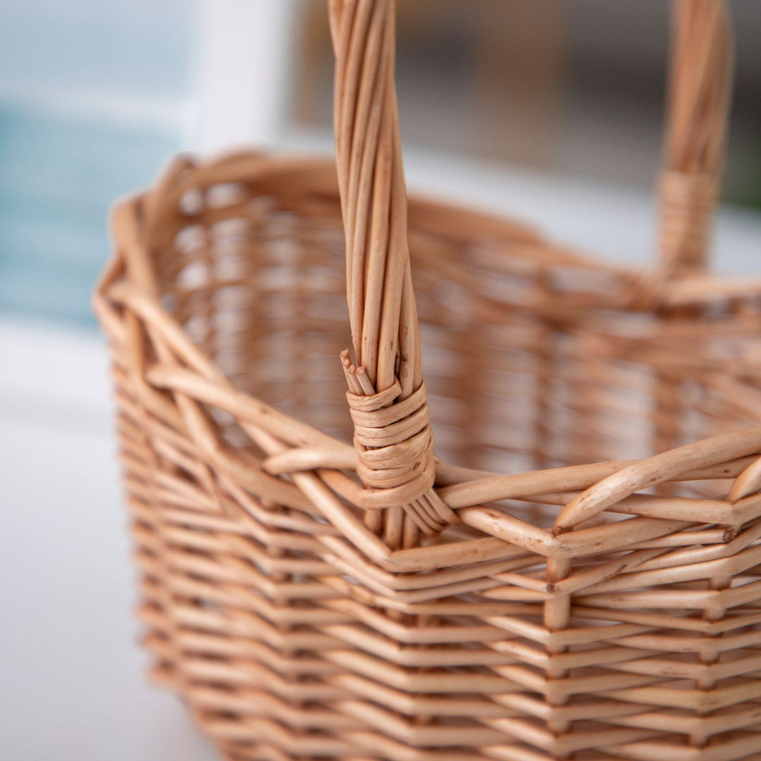Natural Woven Handcrafted Storage Basket Bowlift
