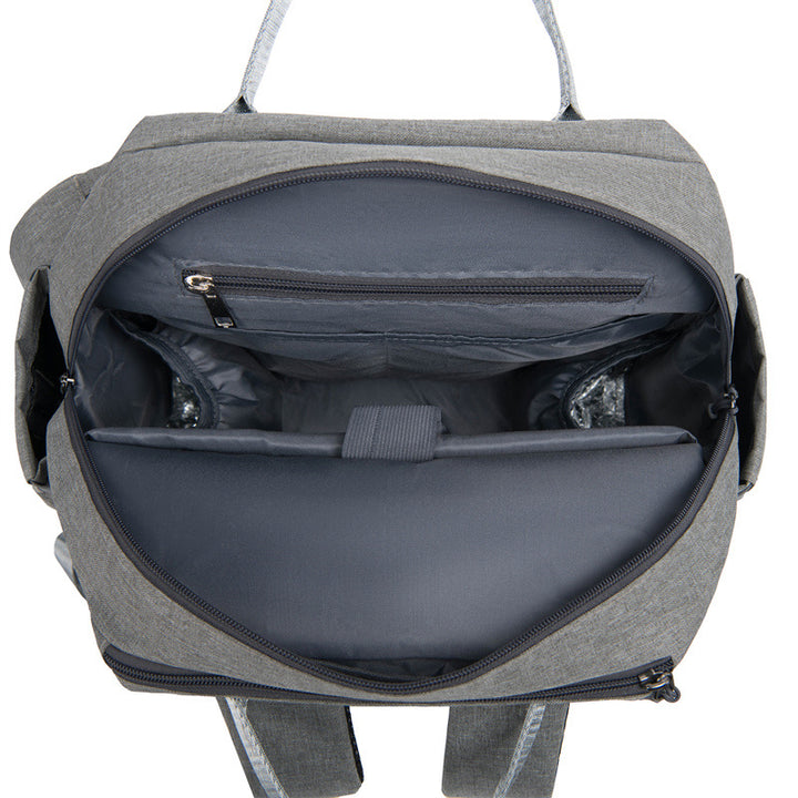 Multi-Pocket Quilted Backpack Bowlift