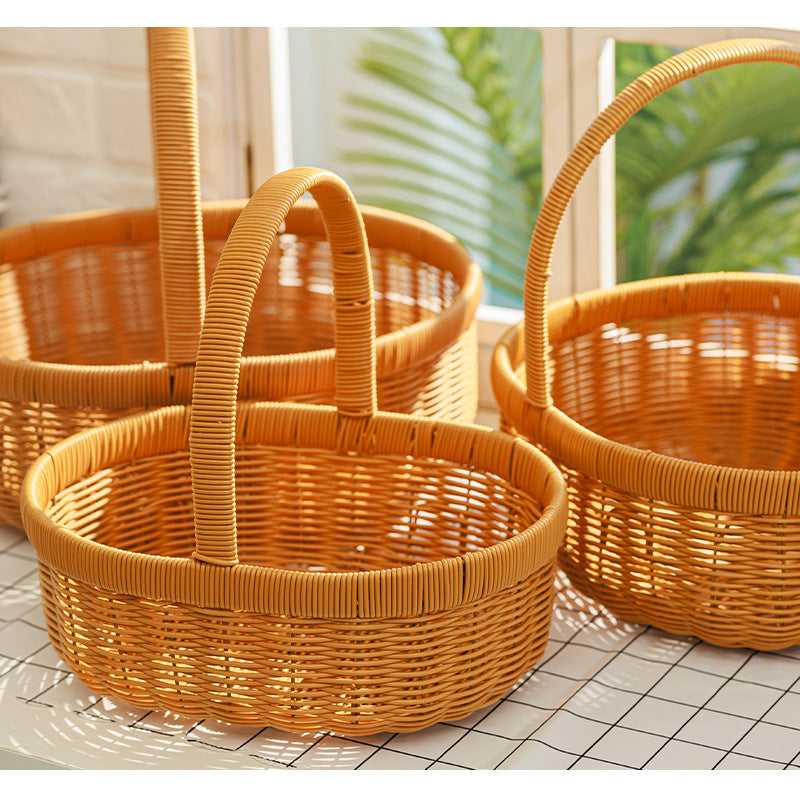 Artisan Woven Utility Basket Bowlift