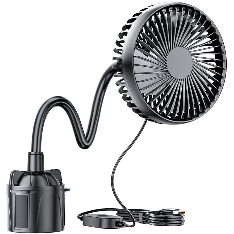 Rotating Usb Car Fan Bowlift