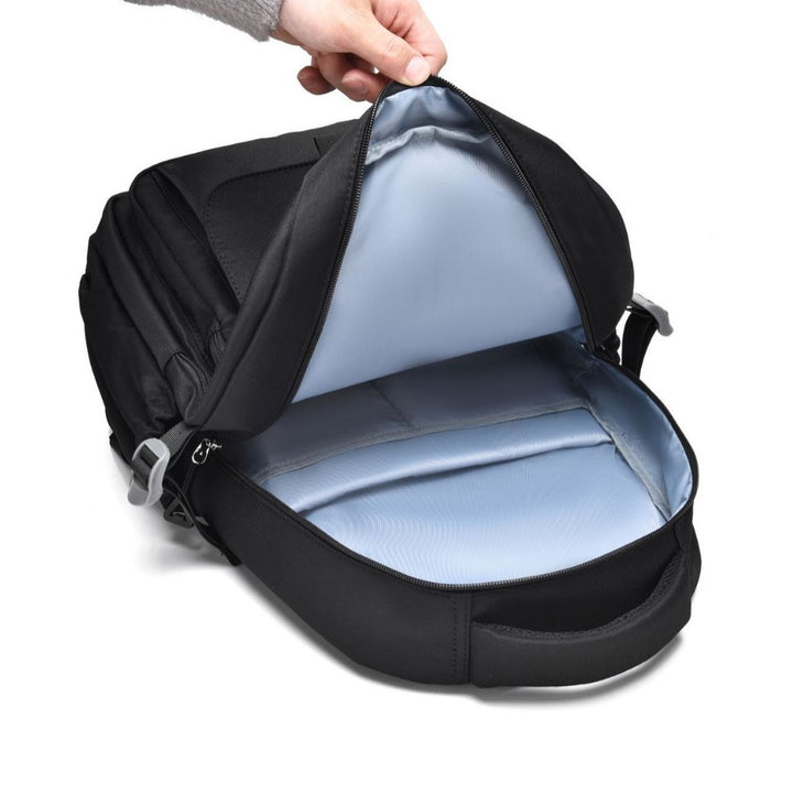 Backpack with Versatile Compartment System and Padded Laptop Sleeve Bowlift