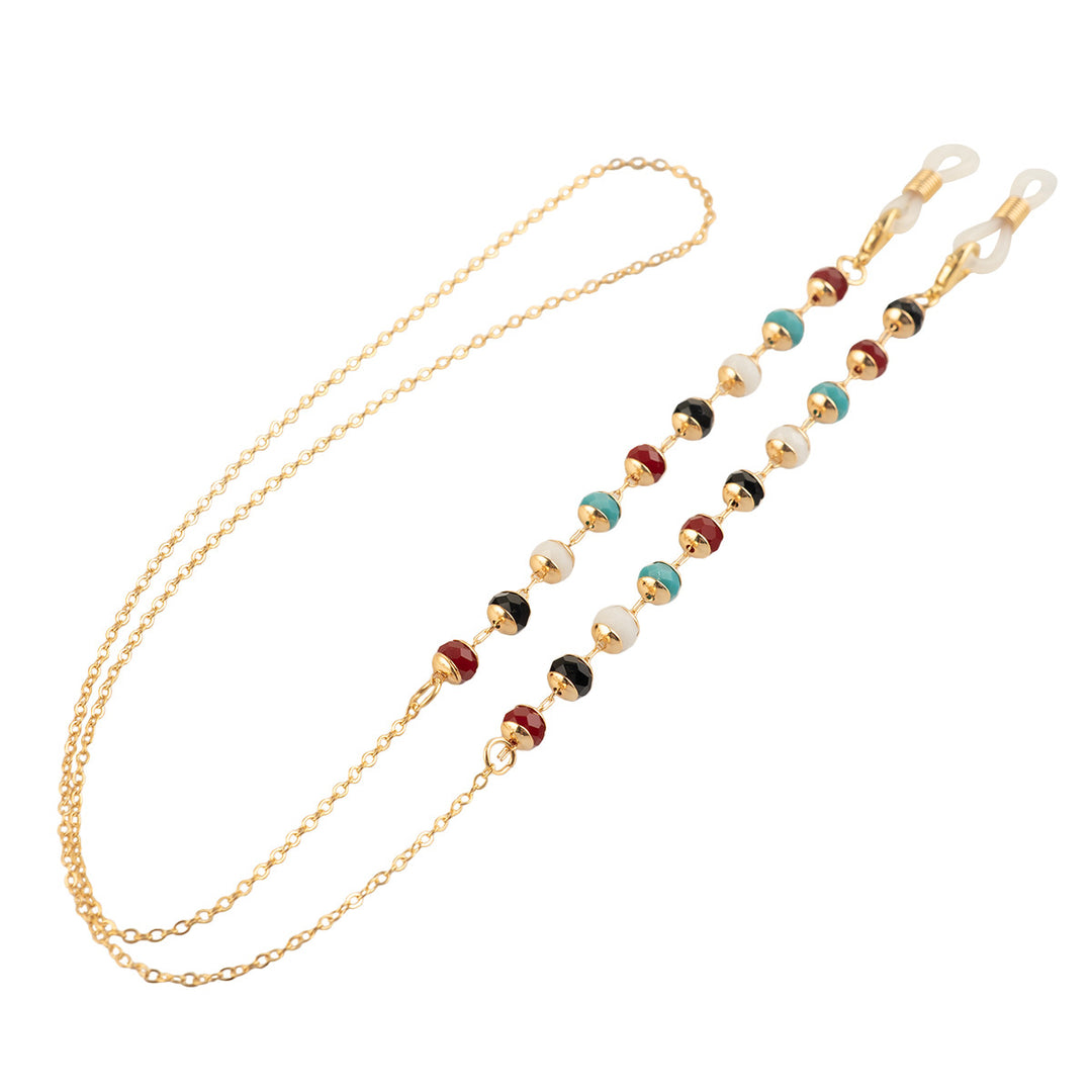 Colorful Crystal Decorative Eyewear Chain Bowlift