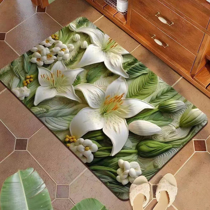 3D Floral Garden Mat Bowlift