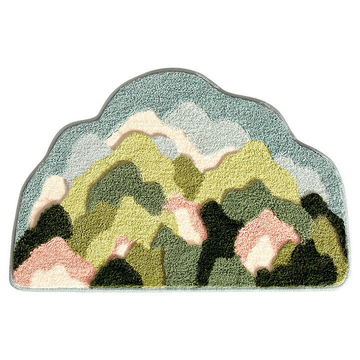 Botanical Leaf Bath Mat Bowlift