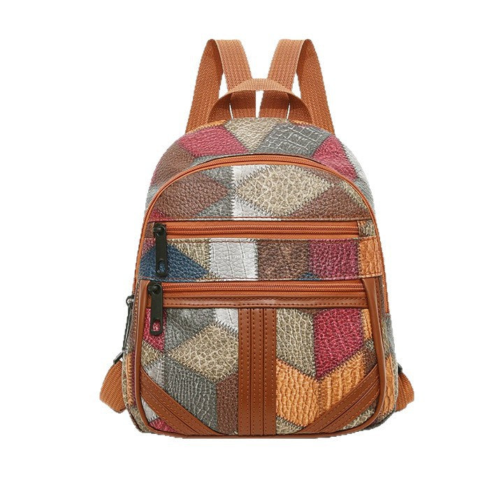 Stylish Geometric Patterned Mini Backpack Bowlift