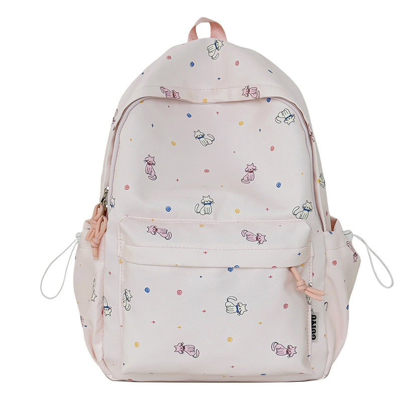 Playful Character-Themed School Backpack Bowlift