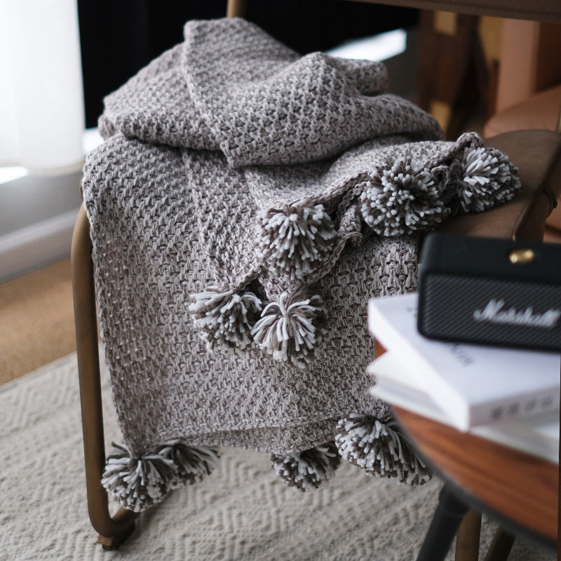 Cozy Knitted Throw