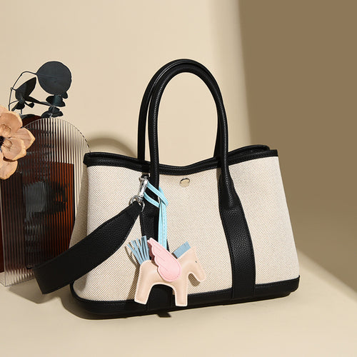 Stylish Textured Tote Bag Bowlift