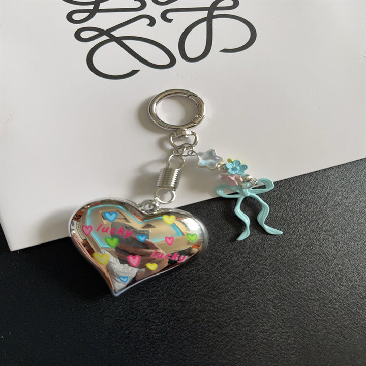 Charming Heart-Shaped Keychain Bowlift