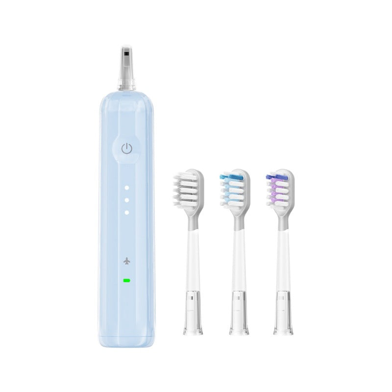 Electric Toothbrush with Multiple Heads Bowlift