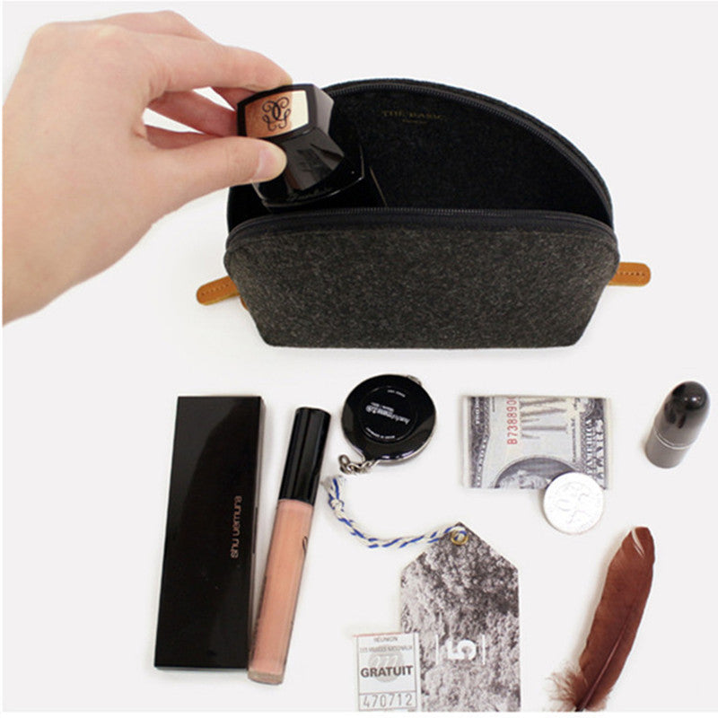 Felt Zipper Pouch Bowlift