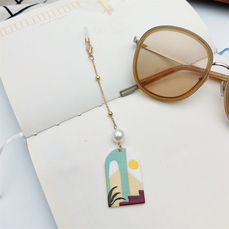 Heart-Designed Eyewear Chain Holder Bowlift