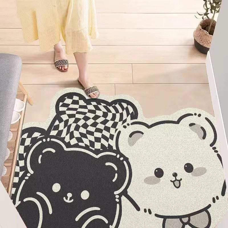 Fun Cat-Themed Indoor Mat Bowlift