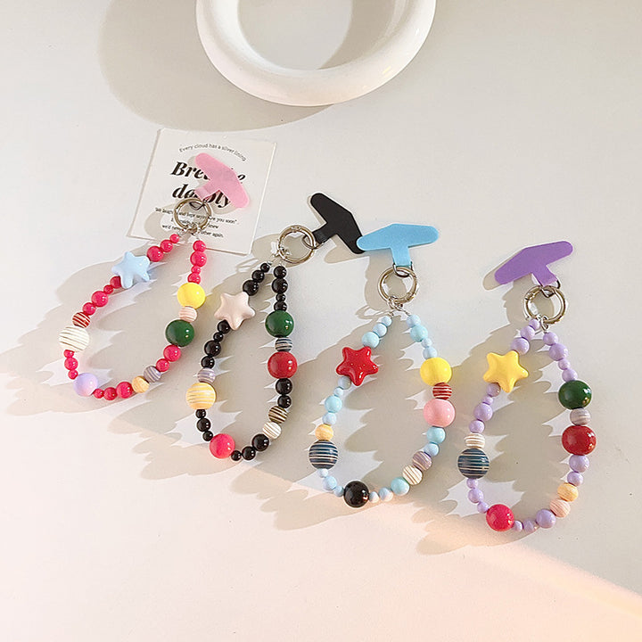 Colorful Beaded Keychain Bowlift