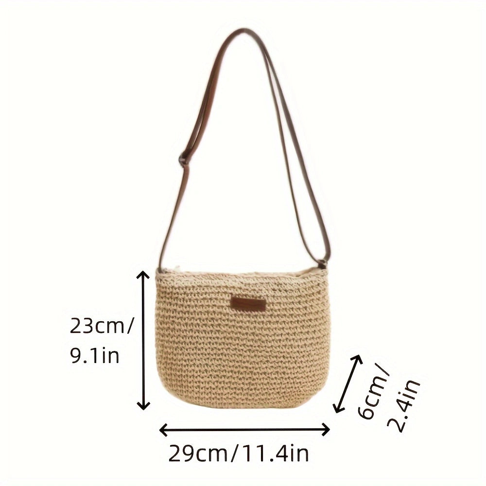 Handbag Made of High-Quality Macrame with Padded Shoulder Strap Bowlift