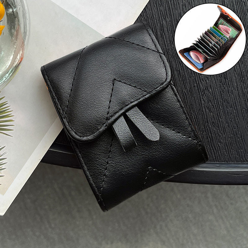Quilted Leather Card Holder