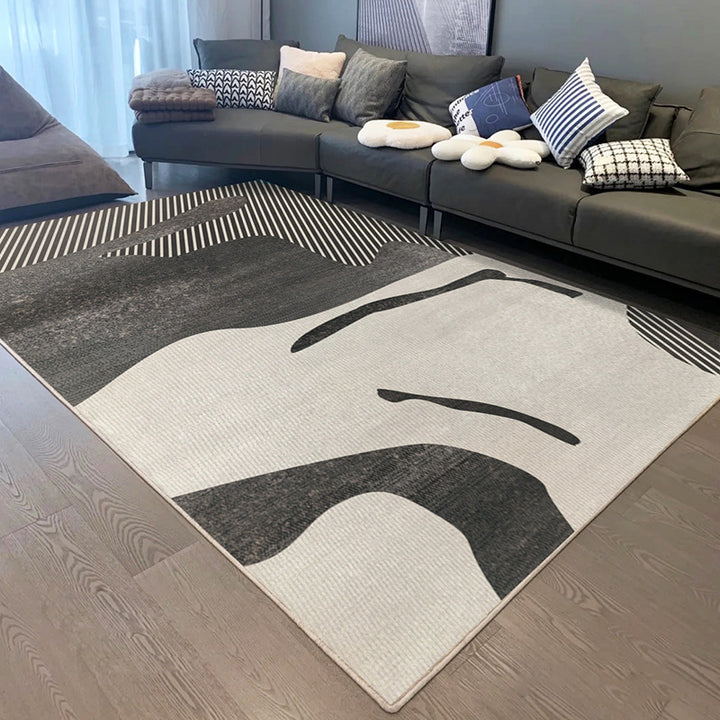 Abstract Pattern Area Rug Bowlift