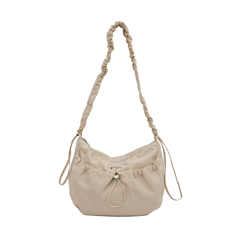 Fashionable Crossbody Bag with Elastic Shoulder Strap Bowlift