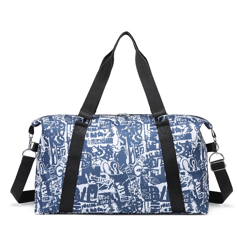 Graphic Patterned Sports Duffel Bag Bowlift
