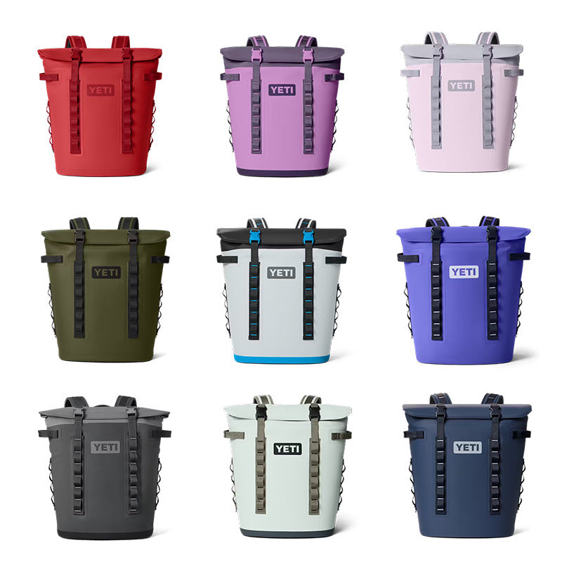 Unisex nan robust waterproof cooler backpack with roll closure and durable outer shell Bowlift