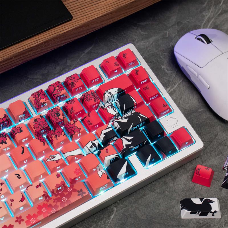 Custom Anime-Themed Mechanical Keyboard Bowlift