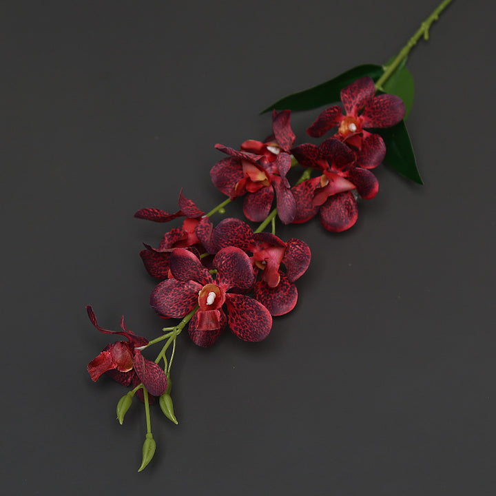 Elegant Faux Orchid Stem for Home Decor Display